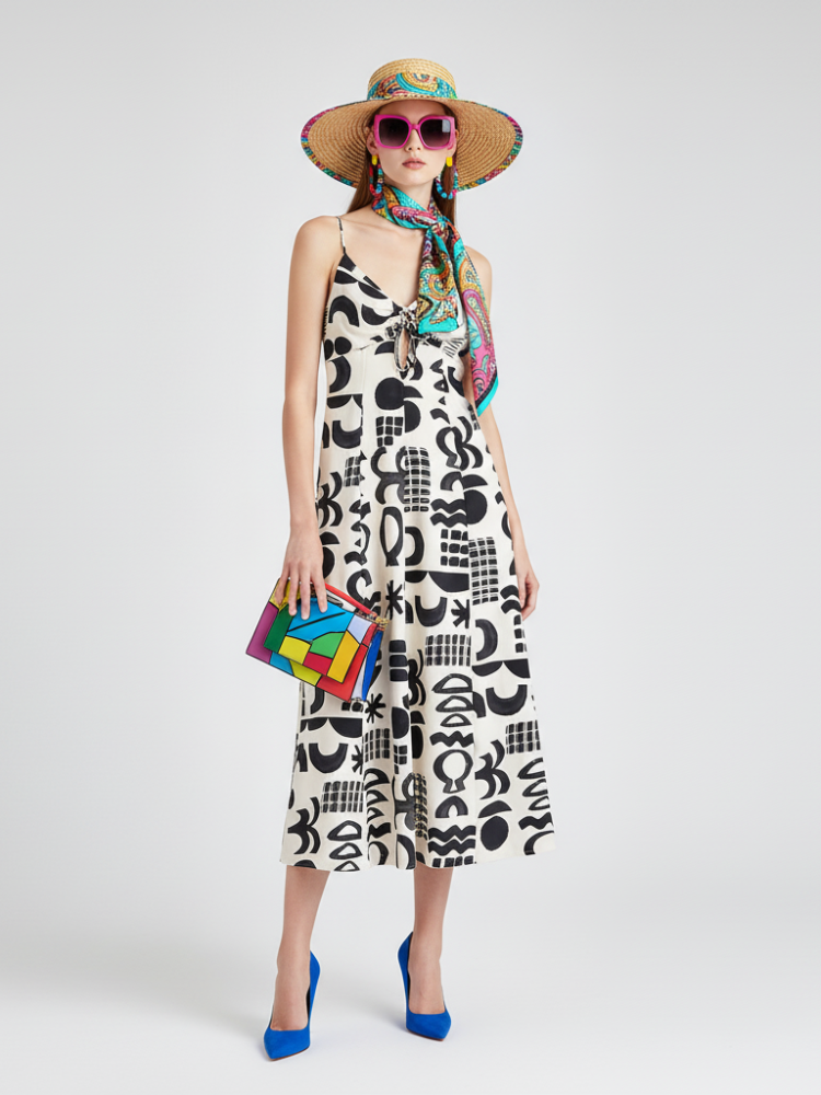 A-line Floral Dress, Dumbo | Women - BYMANYC ® New York